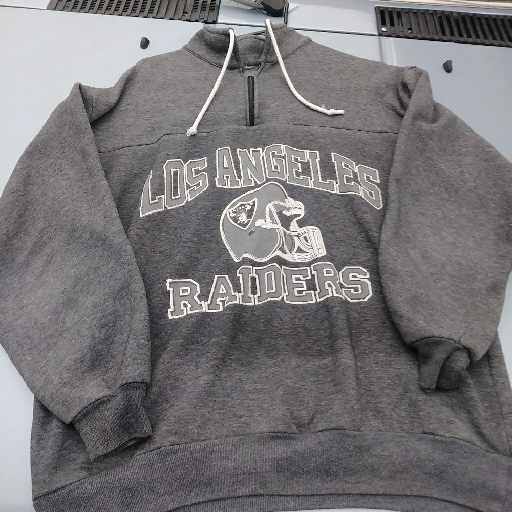 Vintage 1980s Los Angeles Raiders pullover sweater